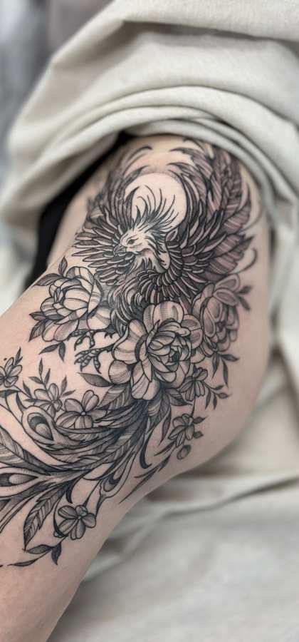 Lusia — ornament, blackwork