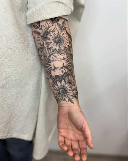 Rękaw blackwork